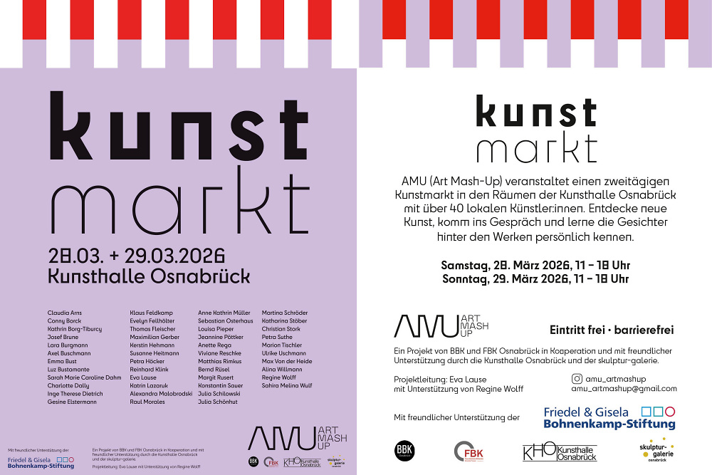 Kunstmarkt in der Kunsthalle Osnabrück mit Anette Rega Kunstmarkt in der Kunsthalle Osnabrück mit Anette Rega